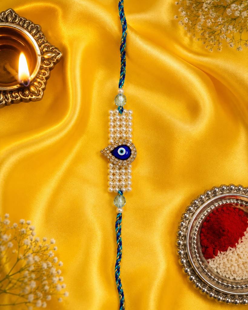 Royal Nazar Charm Rakhi : ANRK08