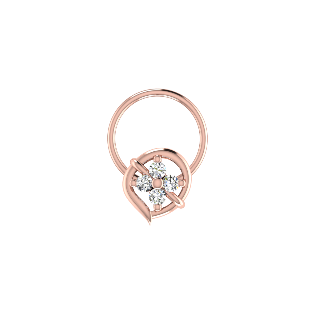 Avsar 9K Bis Hallmarked | Nosepin For Women/Girls |  Avno339 : AVNO339PC