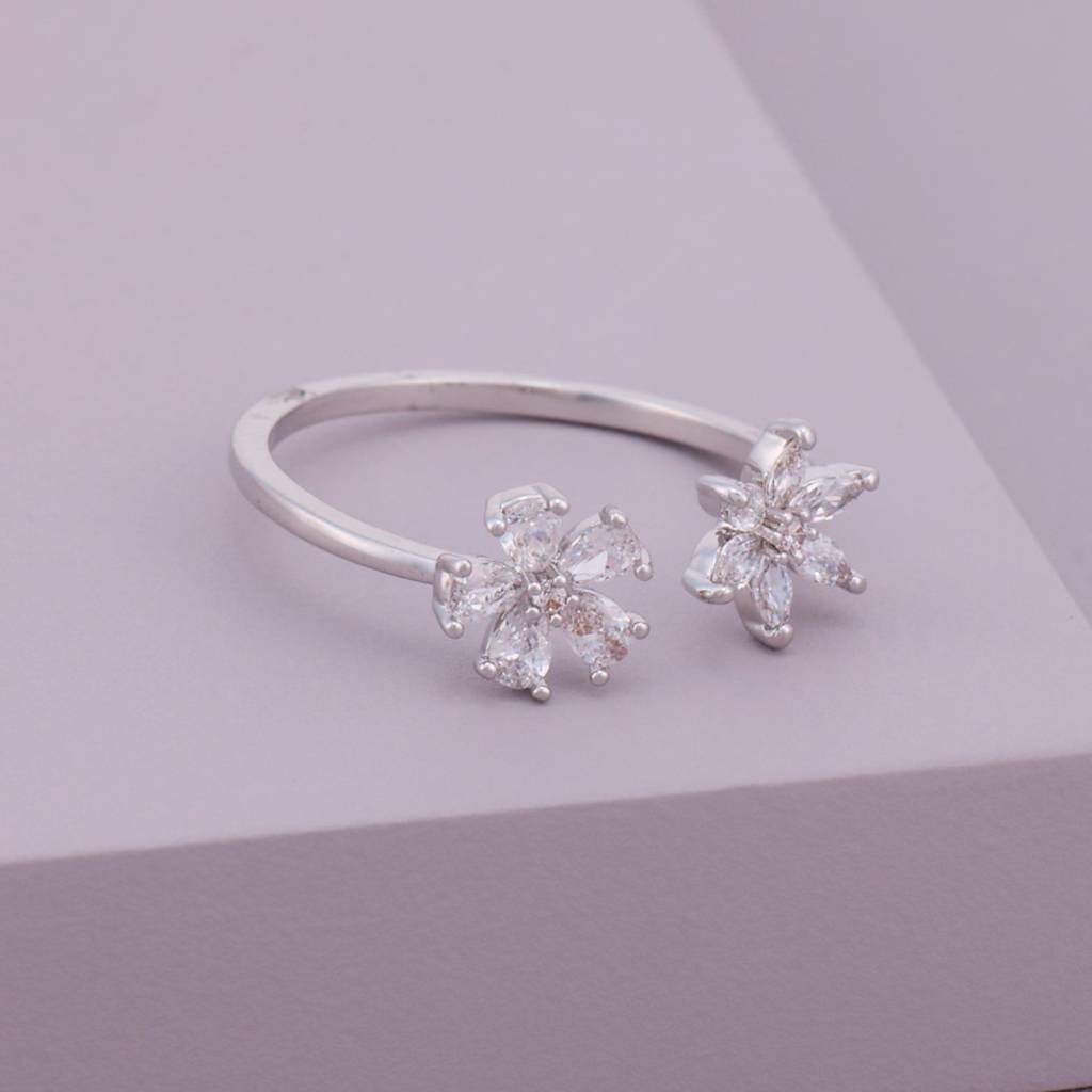 Plated Casual Wear Trendy Zircon Finger Ring - 445211 : 445212
