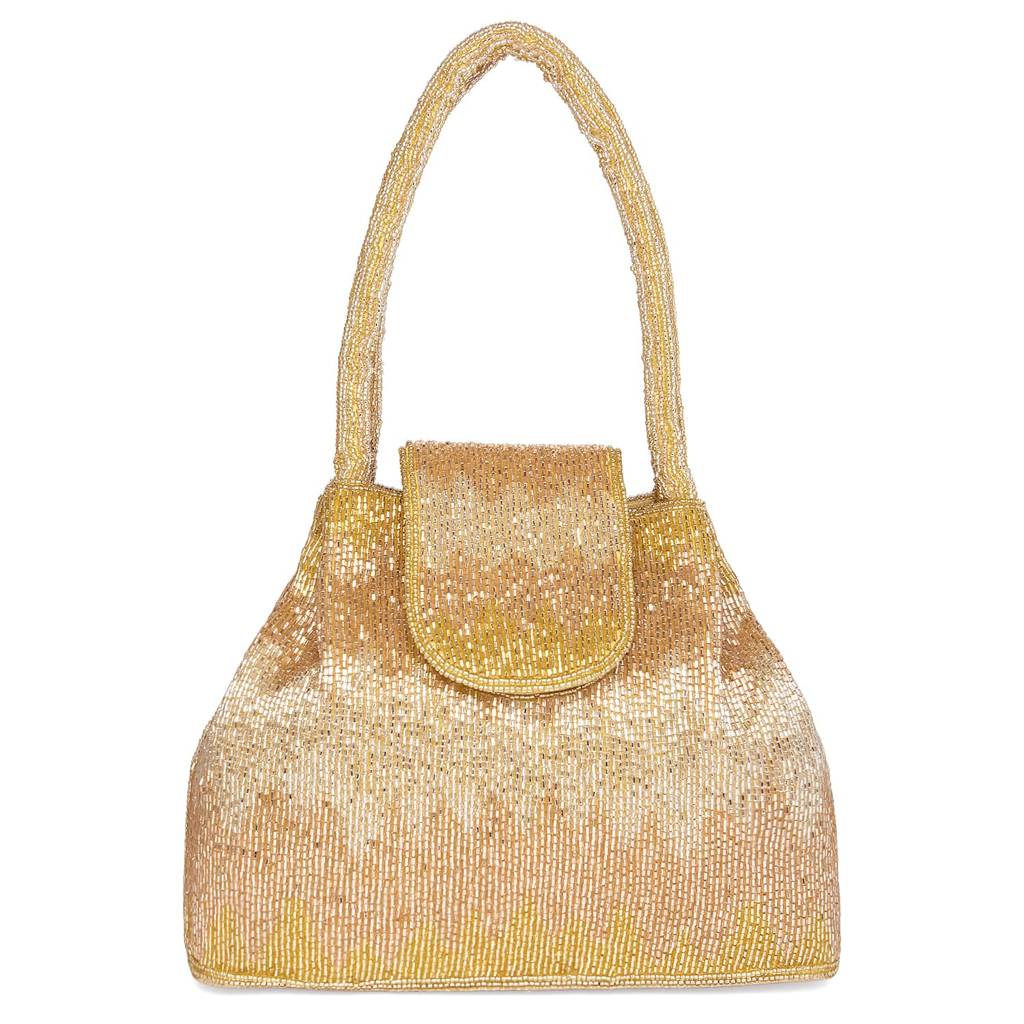 Potli Style Purses For Women Handmade Evening Handbag Stylish Bridal Fashion Wristlet Bag For Girls (P180C) : P180G