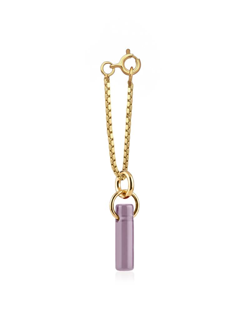 Iris Birthstone Charm (Feb) : ABBSCH102