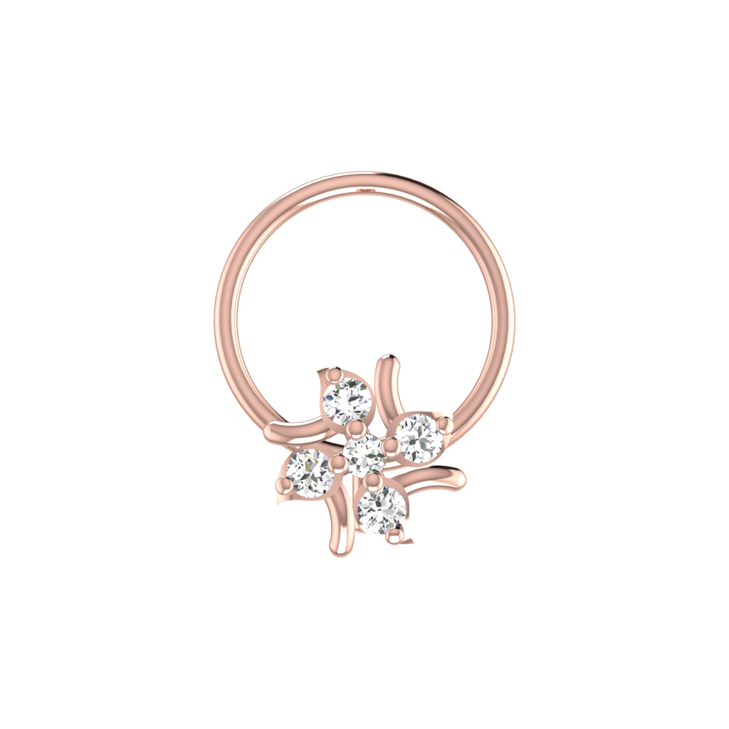 Avsar 9K Bis Hallmarked | Nosepin For Women/Girls |  Avno332 : AVNO332PC
