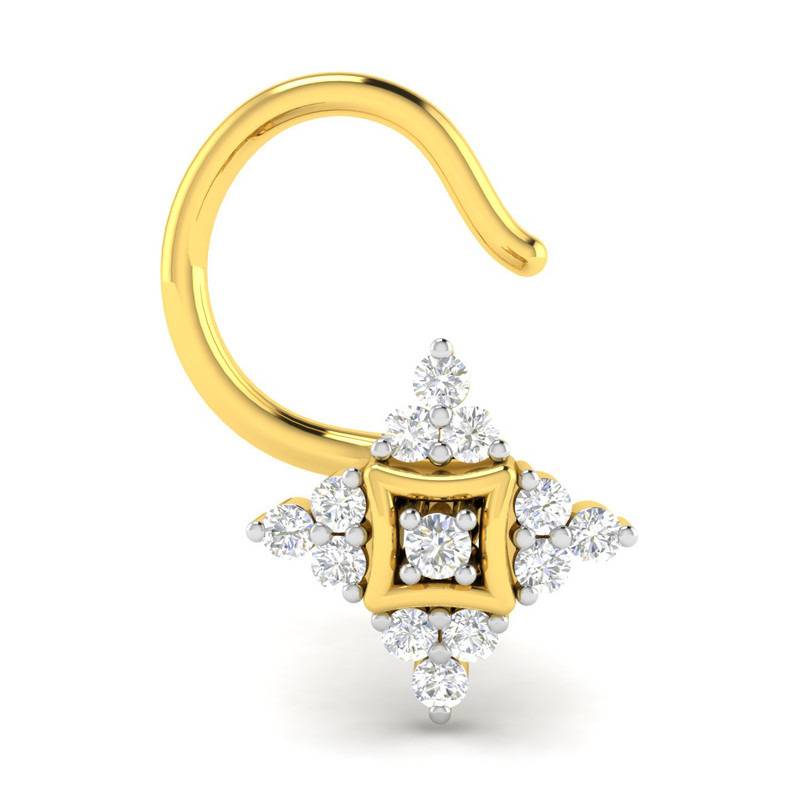 Avsar 9K Bis Hallmarked | Nosepin For Women/Girls |  Avno037 : AVNO037YC
