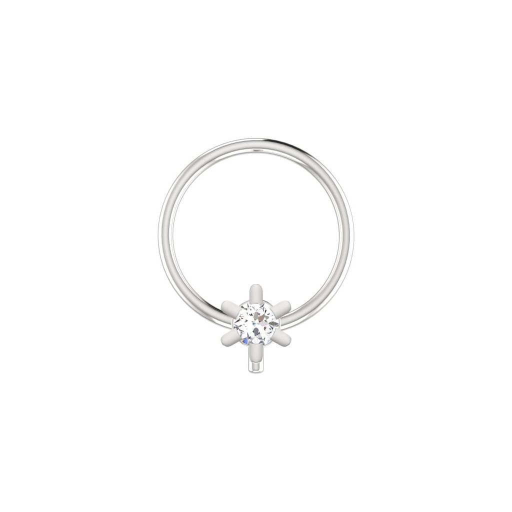 Avsar 9K Bis Hallmarked | Nosepin For Women/Girls |  Avno090 : AVNO090WC