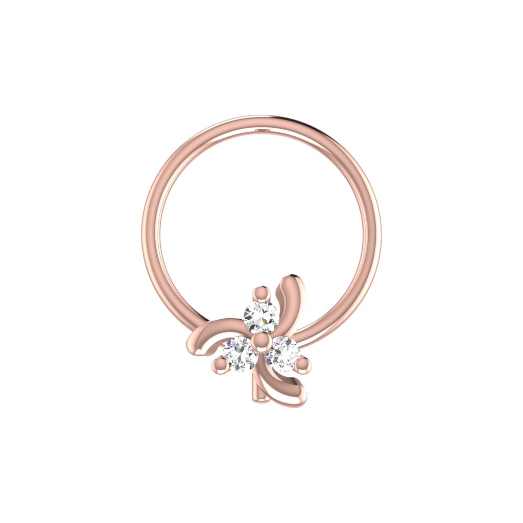 Avsar 9K Bis Hallmarked | Nosepin For Women/Girls |  Avno329 : AVNO329PC