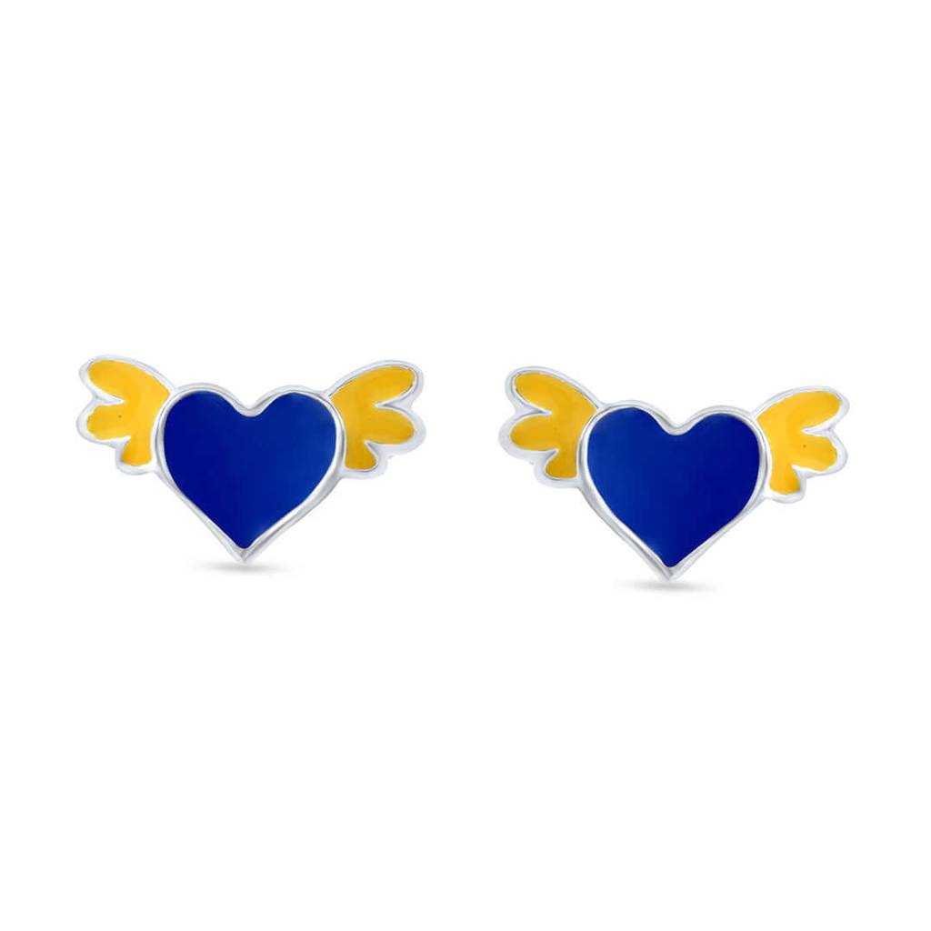 Skyheart 925 Sterling Silver Kids Earrings : NERWW01400286