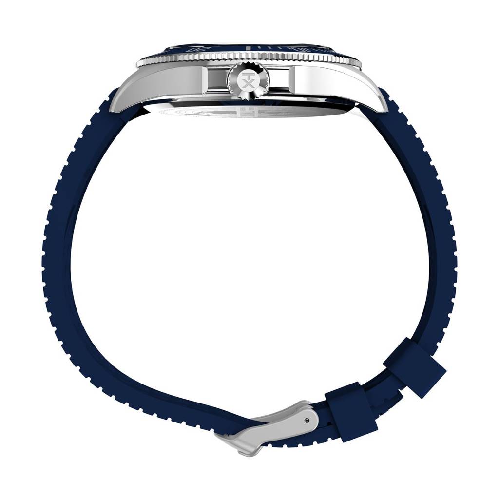 Timex Harborside Coast Round 43Mm Blue Dial Analog Men Watch - Tw2Y33400Uj : TW2Y33400UJ