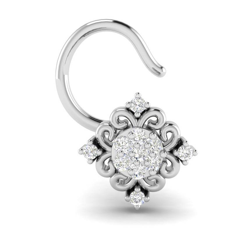 Avsar 9K Bis Hallmarked | Nosepin For Women/Girls |  Avno044 : AVNO044WC