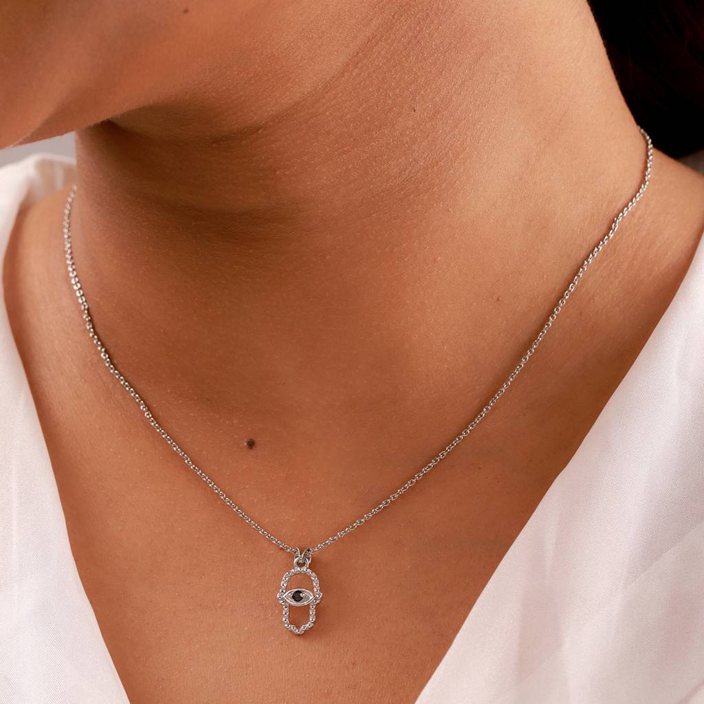 Sacred Symbols Hamsa Eye Pendant : 8905124580969