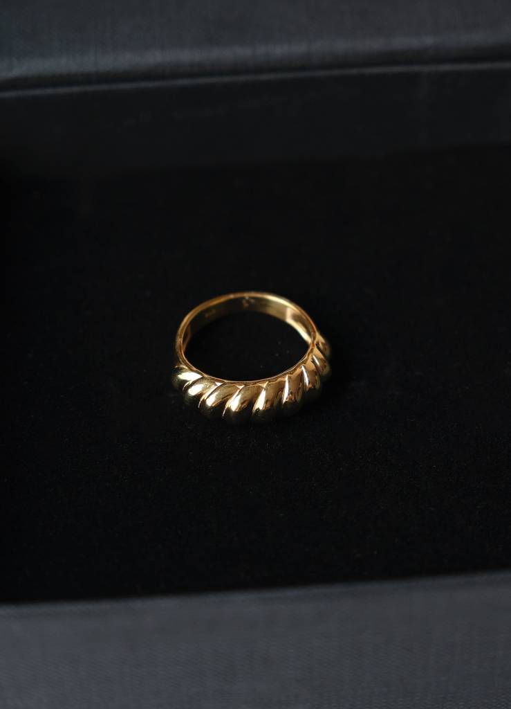 Curved Mound Ring : RIN_CURVEMO_GV3_0910