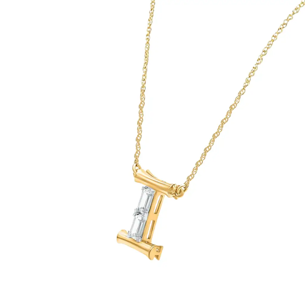 Isha Initial 'I' Necklace : AN72SYMW