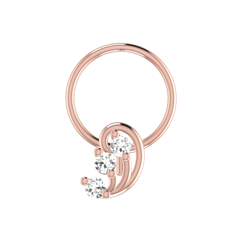 Avsar 9K Bis Hallmarked | Nosepin For Women/Girls |  Avno292 : AVNO292PC