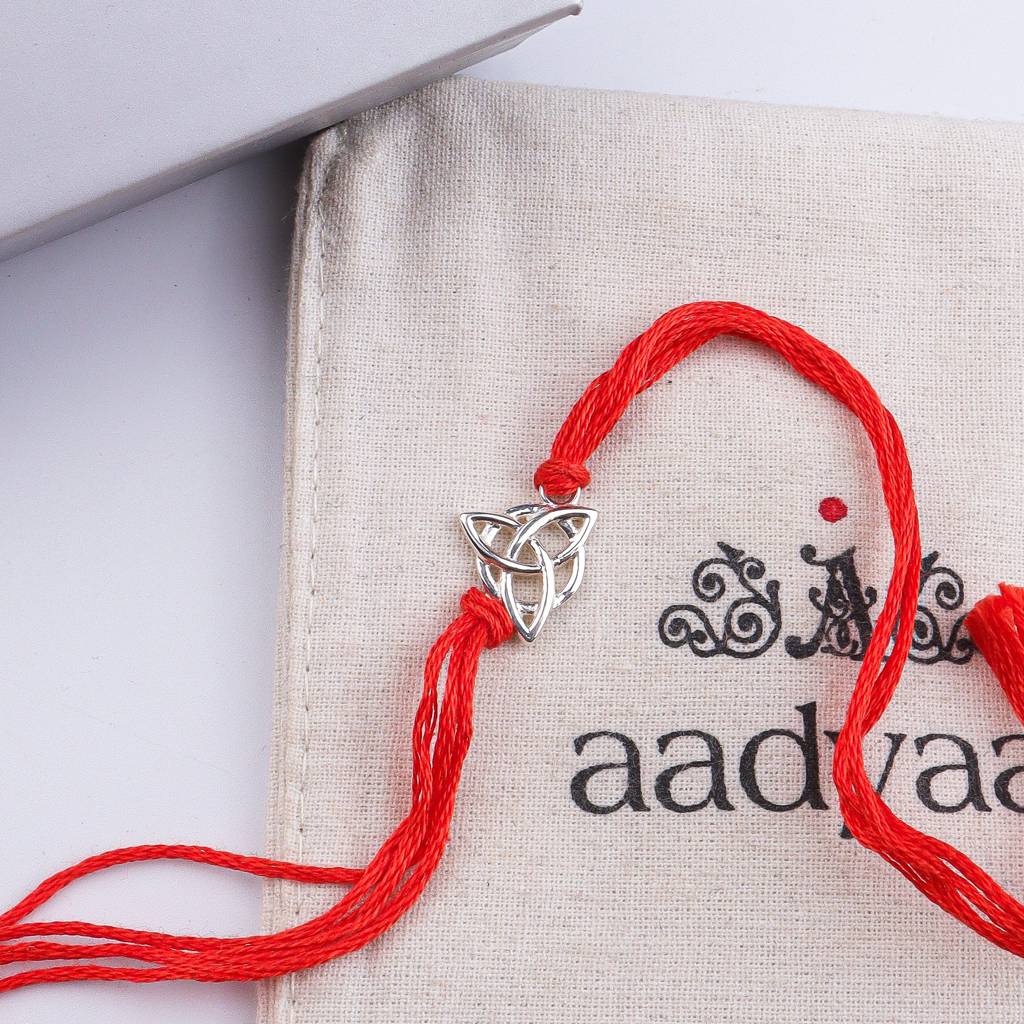 Celtic Trinity Silver Rakhi : 67416471