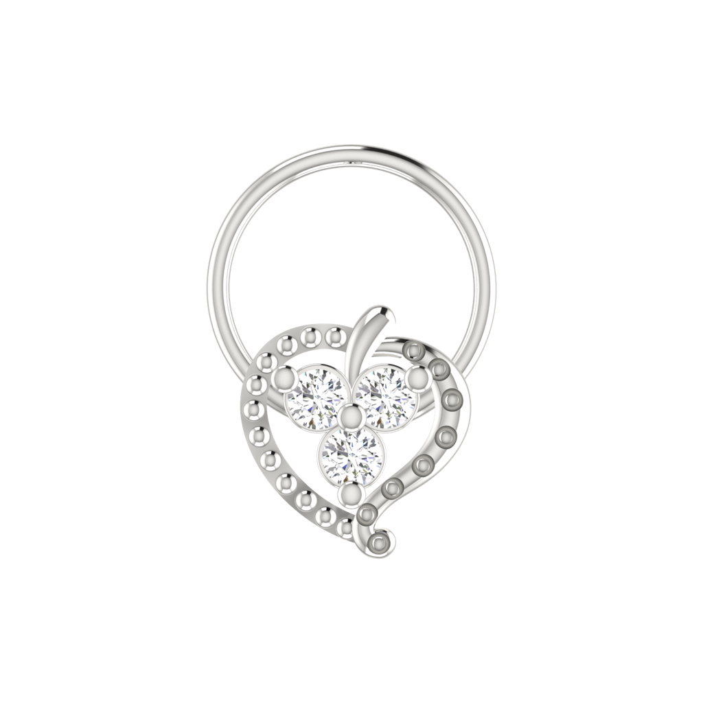 Avsar 9K Bis Hallmarked | Nosepin For Women/Girls |  Avno262 : AVNO262WC