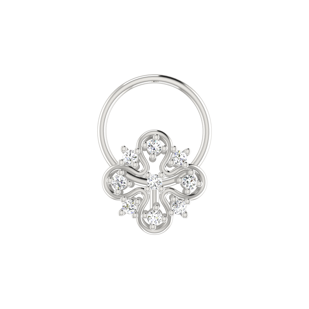 Avsar 9K Bis Hallmarked | Nosepin For Women/Girls |  Avno173 : AVNO173WC