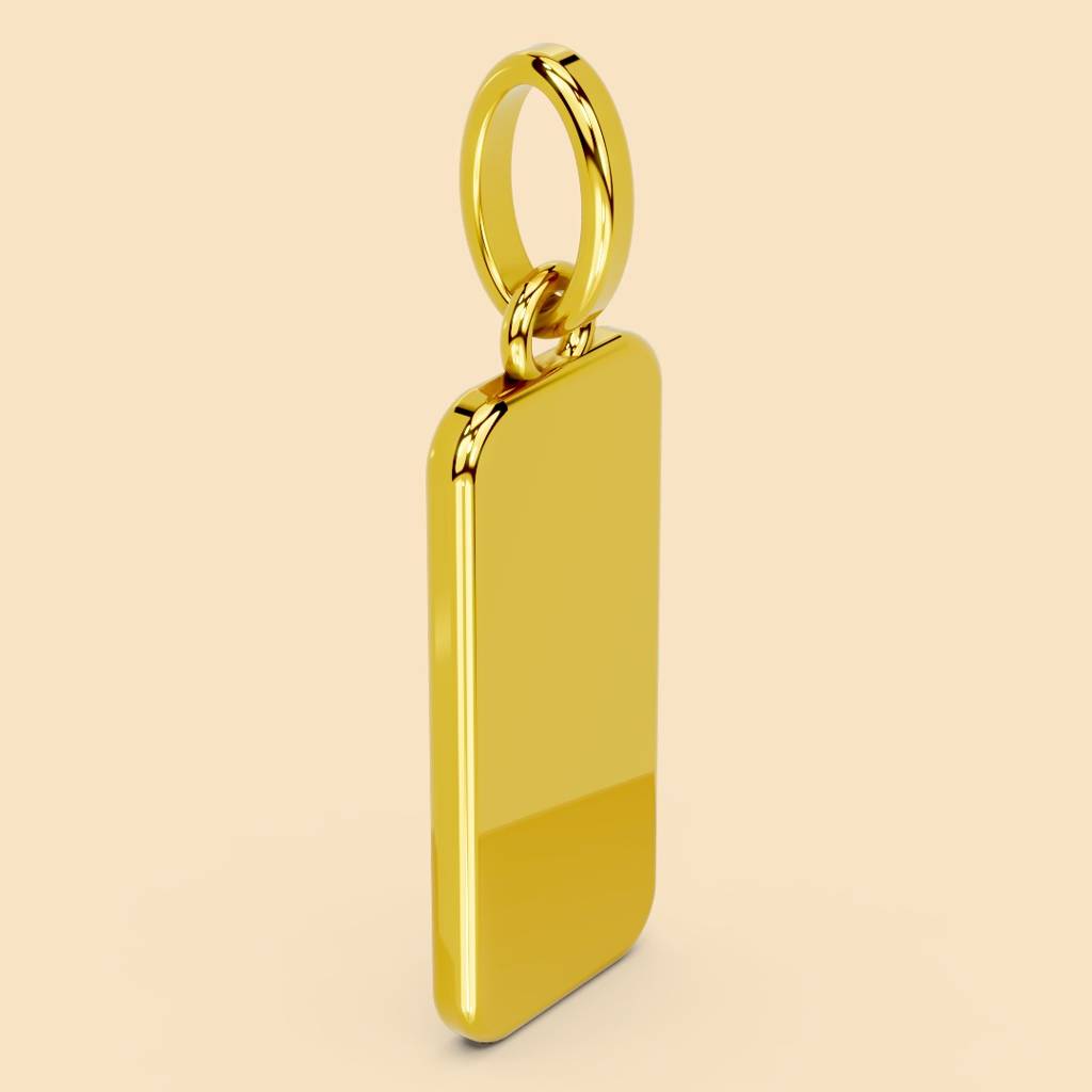 22K Gold Vermeil |Apex Pendant (Without Chain)| Pure 925 Sterling Silver With The Thickest Gold Layer : TSPN-APE-22K-13055