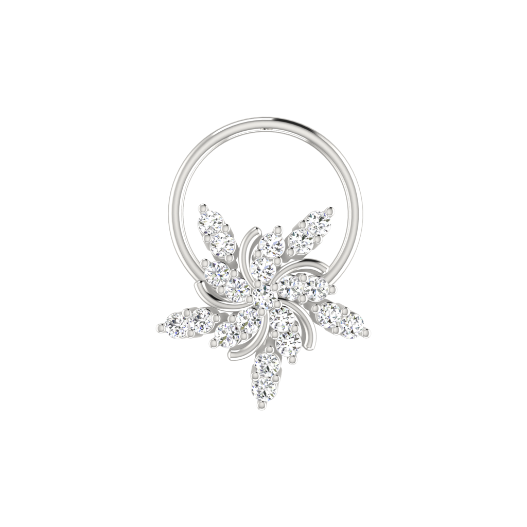 Avsar 9K Bis Hallmarked | Nosepin For Women/Girls |  Avno138 : AVNO138WC