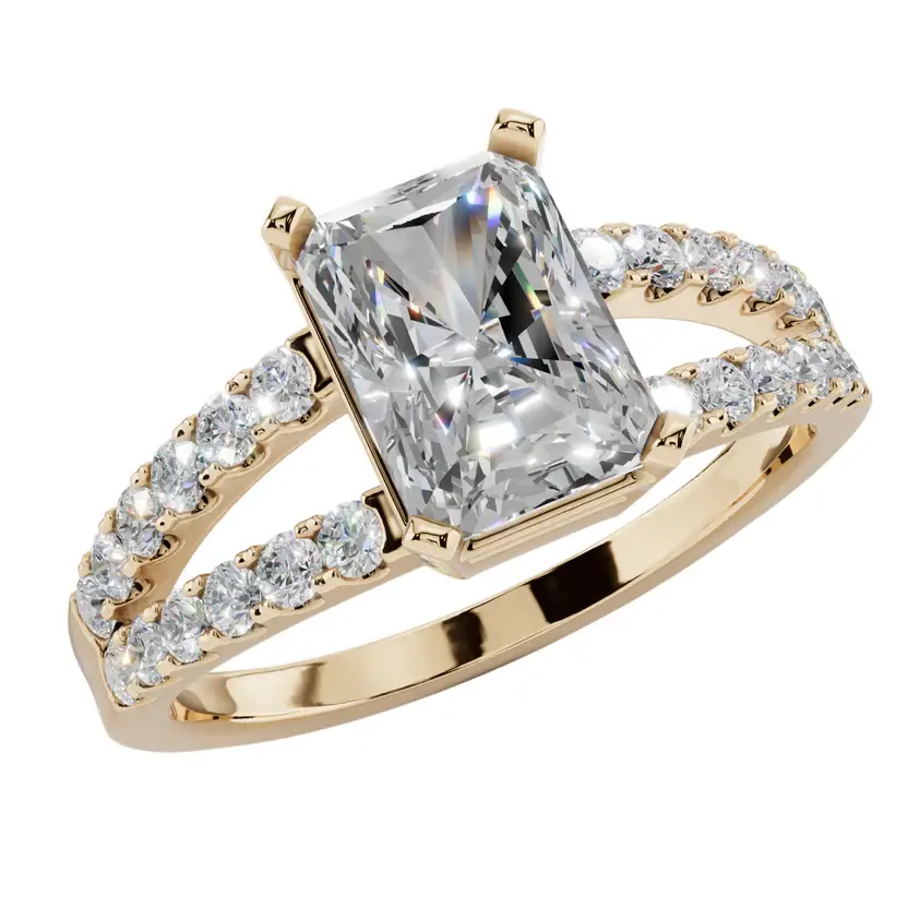 Regal Radiance Light Ring | 925 Sterling Silver : ULR022-G-16