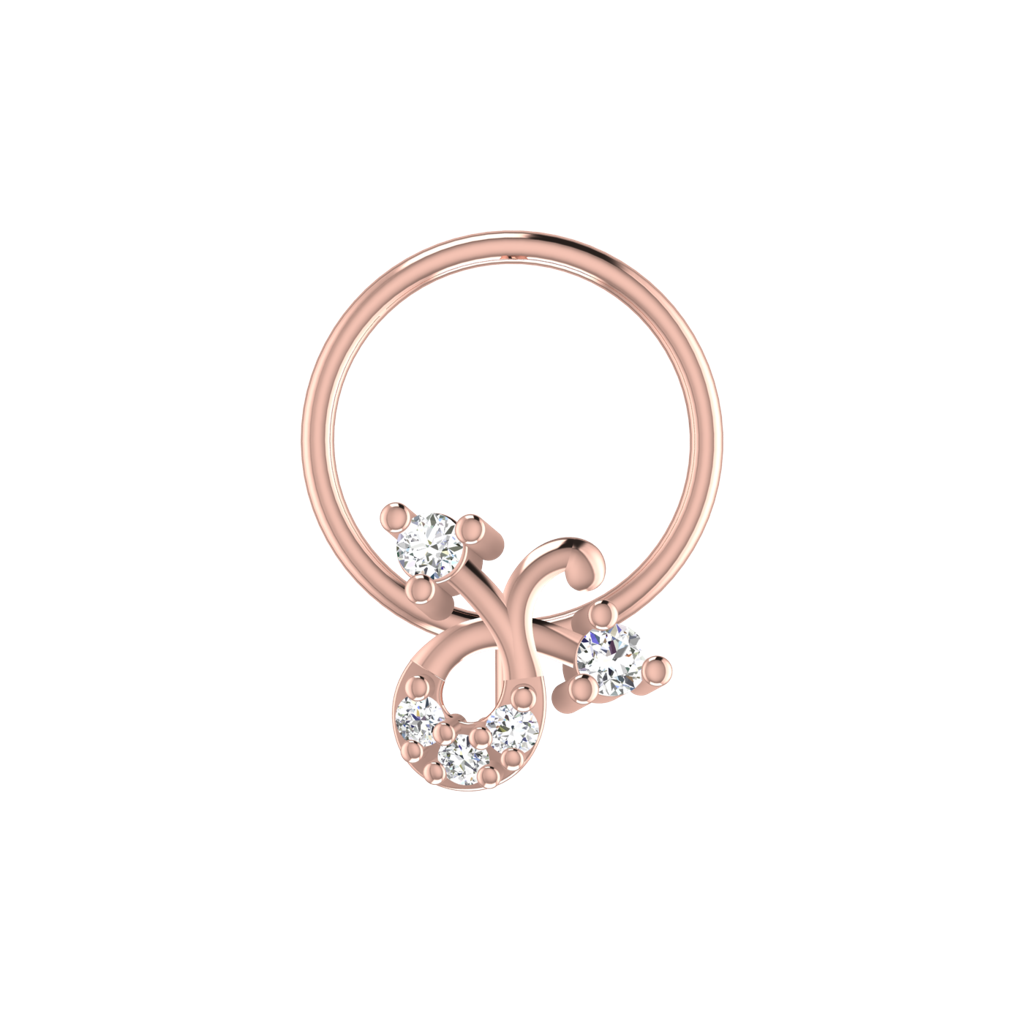 Avsar 9K Bis Hallmarked | Nosepin For Women/Girls |  Avno299 : AVNO299PC