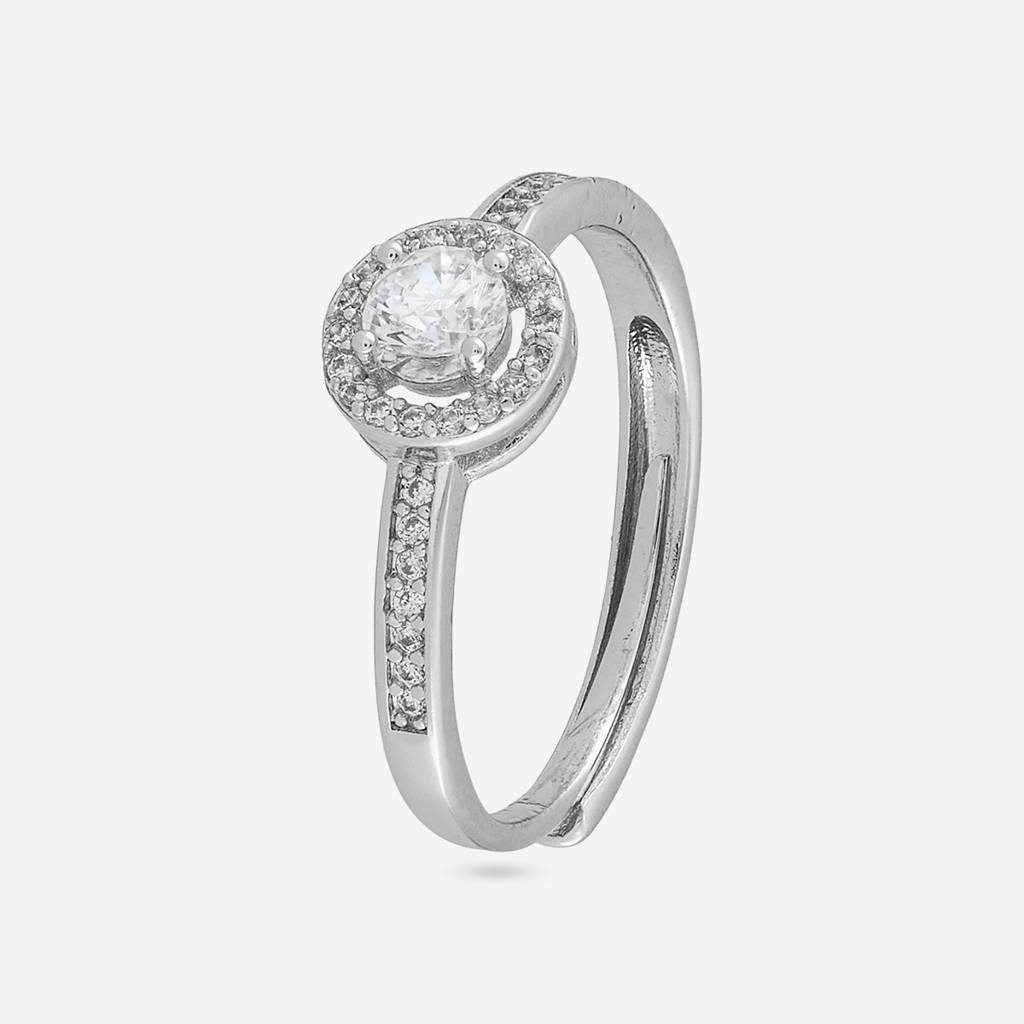 Plated Casual Wear Trendy Zircon Finger Ring - 474246 : 474247