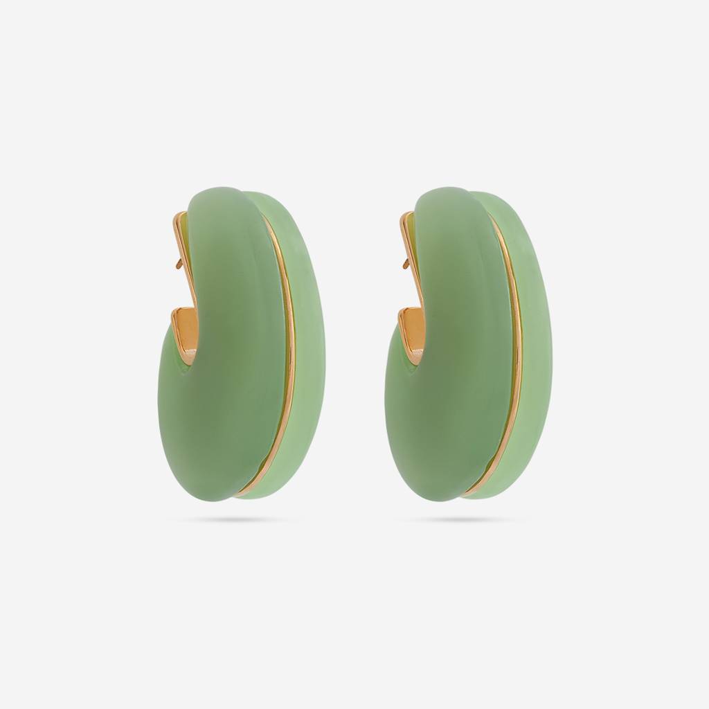 Gold - Plated Casual Wear Trendy Earring - 451289 : 451292