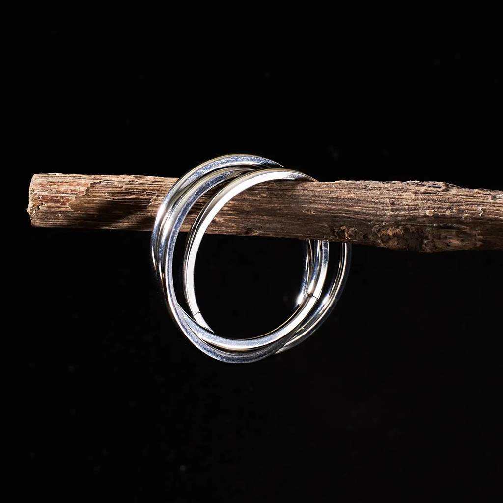 Silver Geometric Ring : MR1S0693-11