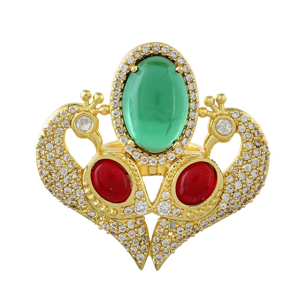 Panchhi Mayurika Statement Ring : 8905124548525