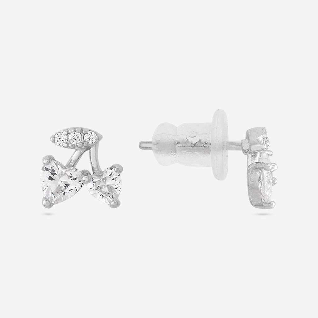 Office Wear Silver Earring - 466438 : 466439