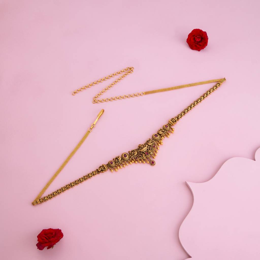 Ruby Gold - Plated Bridesmaid Antique Belt - 457162 : 457163