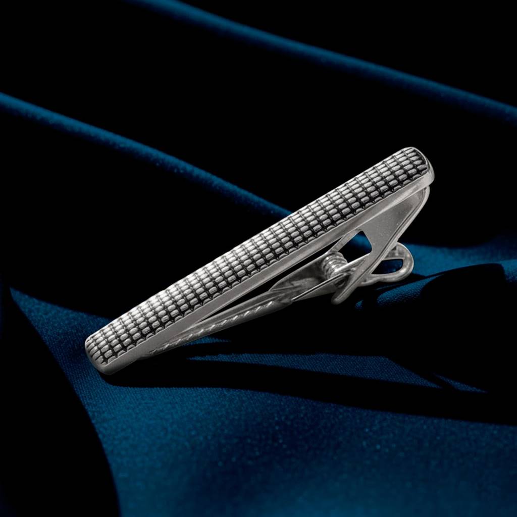 Silver Plated Classic Tie Pin Lapel Pin Bussiness & Occasion Gift For Men & Boys : PX9T37