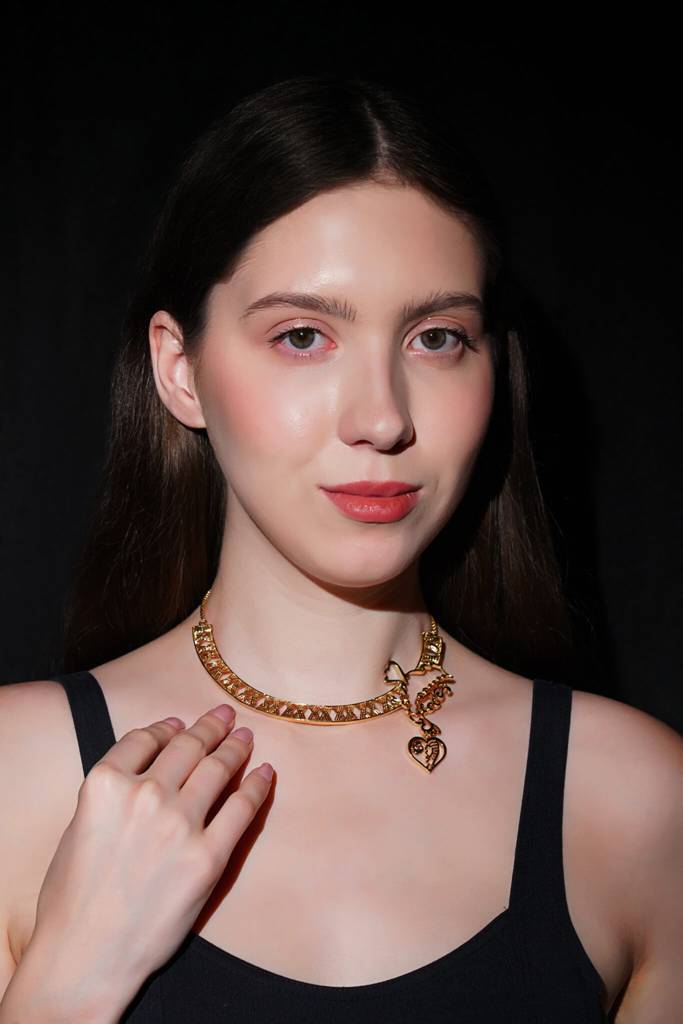 Heart Handle Neckpiece : WSN888-002