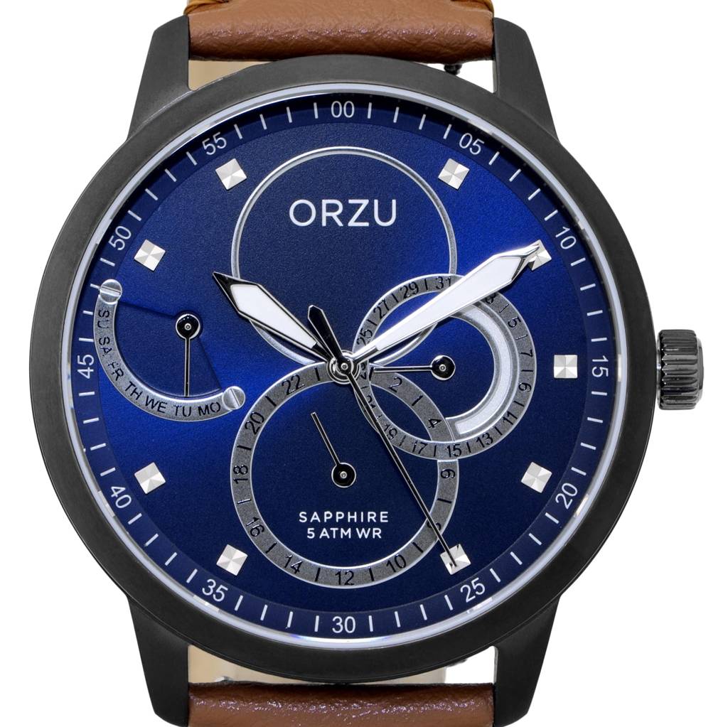 Multifunction Dial Men'S Watch - Mm40041 | Stainless Steel Case & Solid Band | Sapphire Glass | Band Watch For Men : MM40048