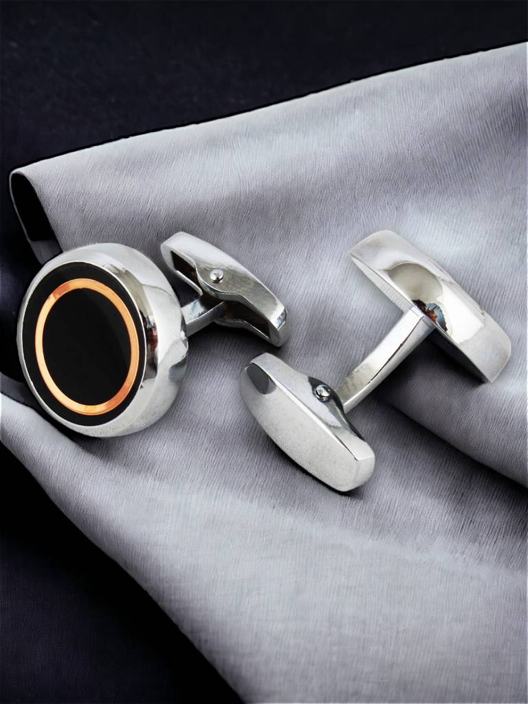 Men Sleeve Button Cuff Shirt, Blazer Cufflinks, Pair Set For Men. : 440-CHC4-1103-S