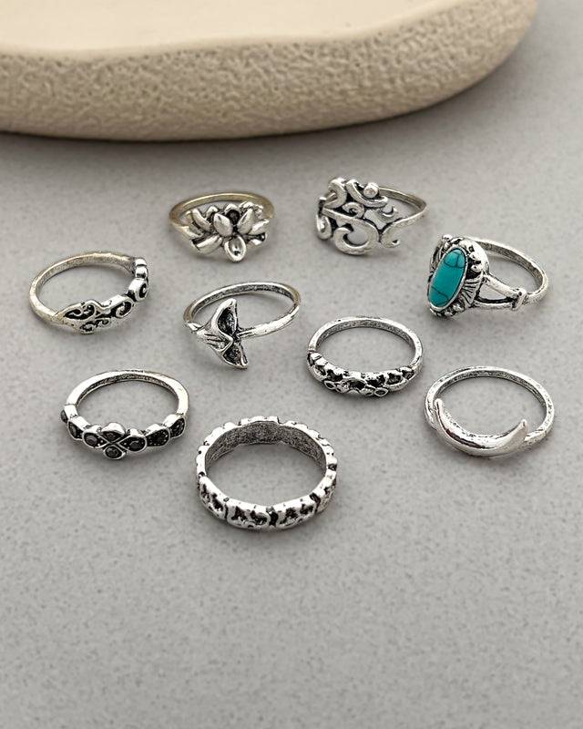 Hadassah Rings (Set Of 9) : R-SE-10-0