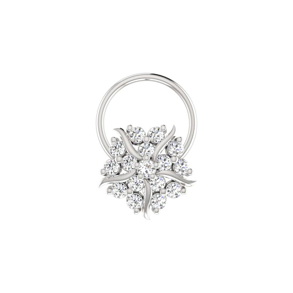 Avsar 9K Bis Hallmarked | Nosepin For Women/Girls |  Avno101 : AVNO101WC