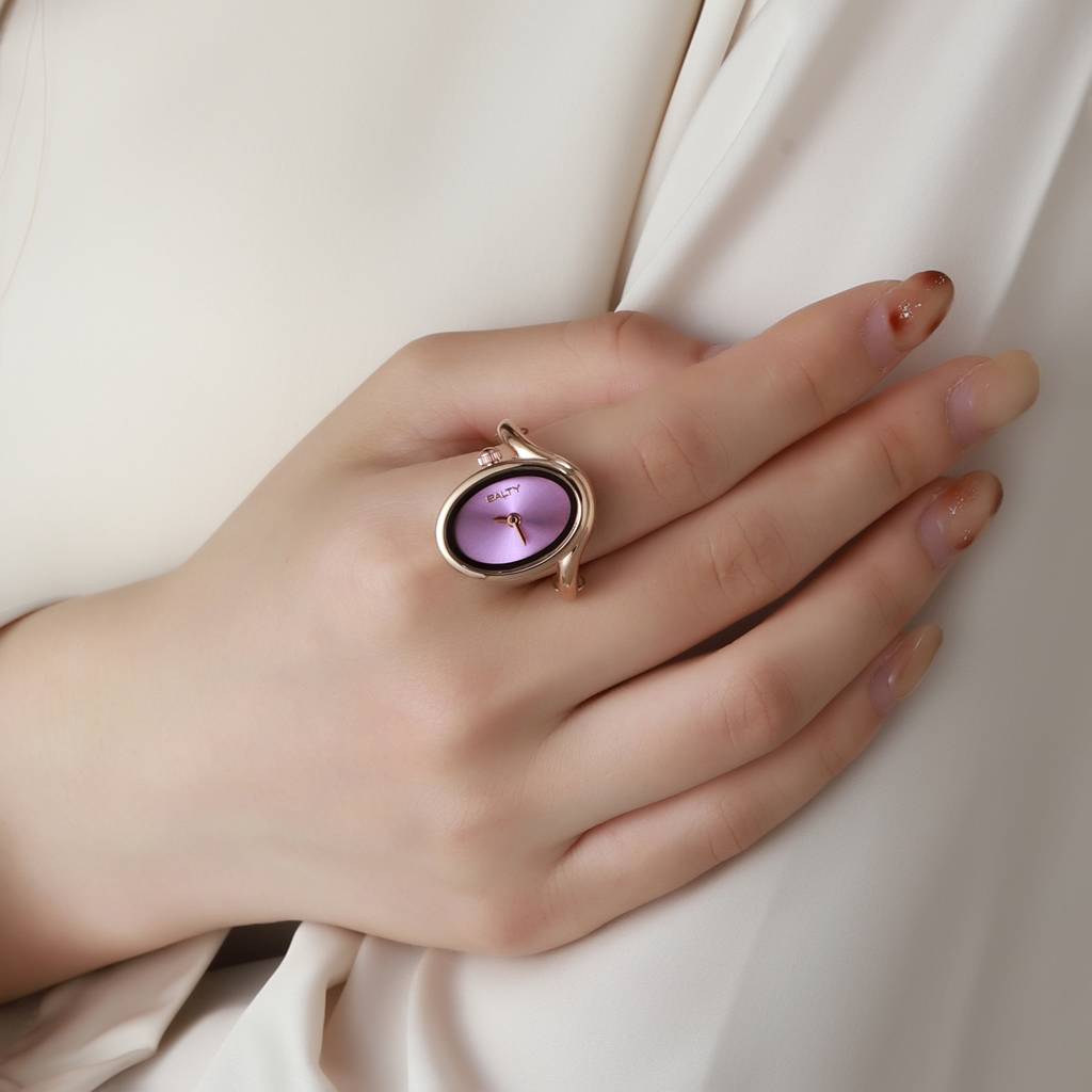 Flow Watch Ring - For Women & Girls : WTR-S-0050-RG-PK