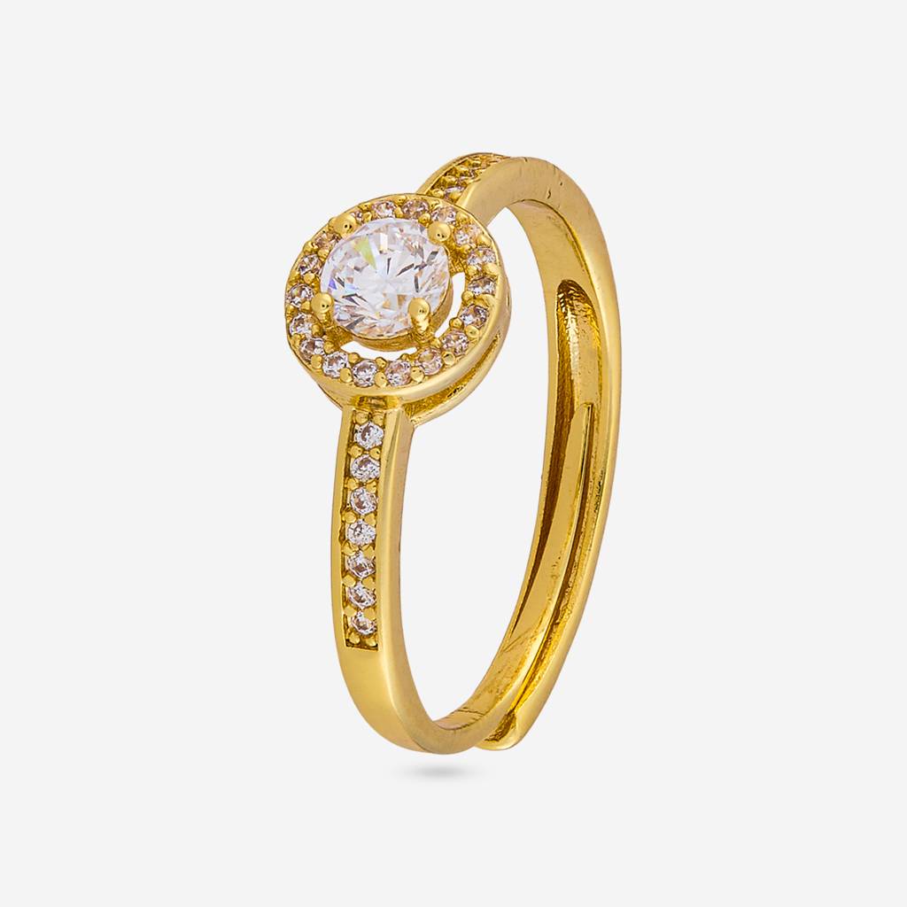 Plated Casual Wear Trendy Zircon Finger Ring - 474246 : 474246