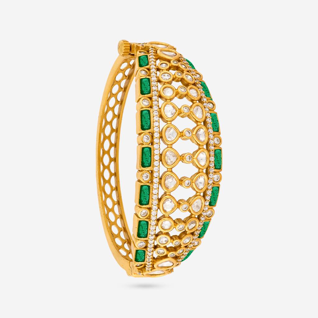 Victorian - Plated Bridesmaid Kundan Kada - 457287 : 457288