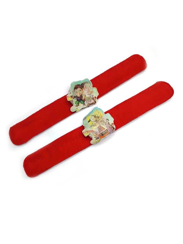 Soft Thread Kids Rakhi With Roli Chawal For Brother : KK380