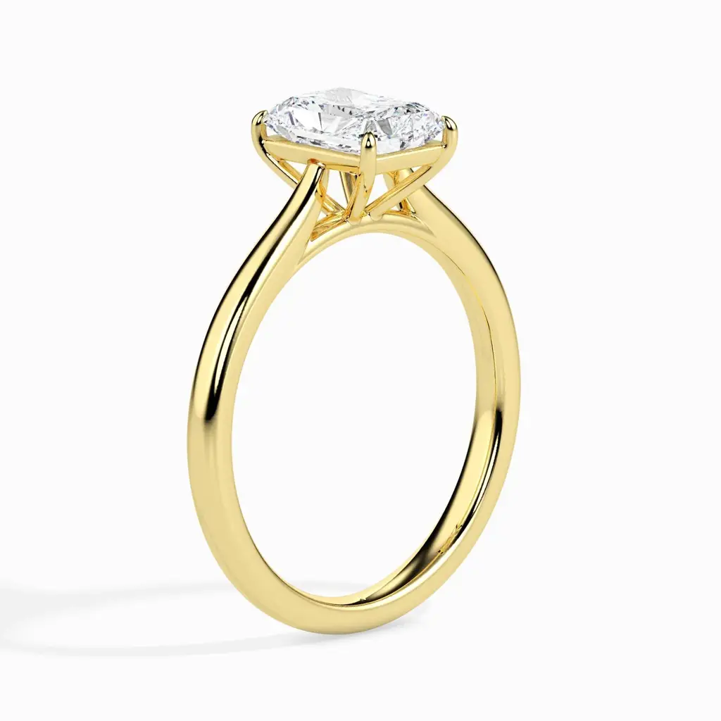 1 Carat Radiant Solitaire Ring : 14kRoseZNR93F10