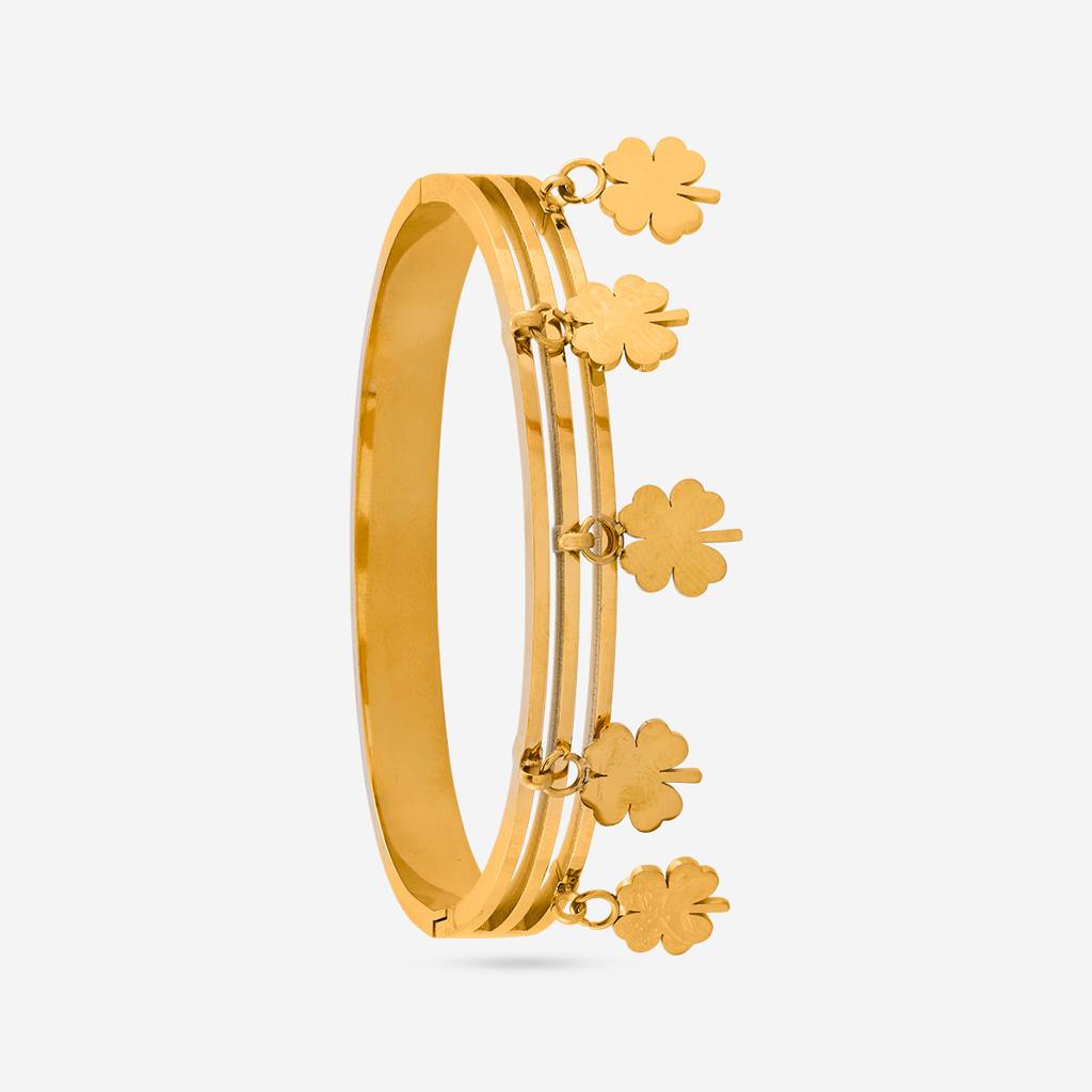 Gold - Plated Casual Wear Trendy Kada - 471606 : 471606