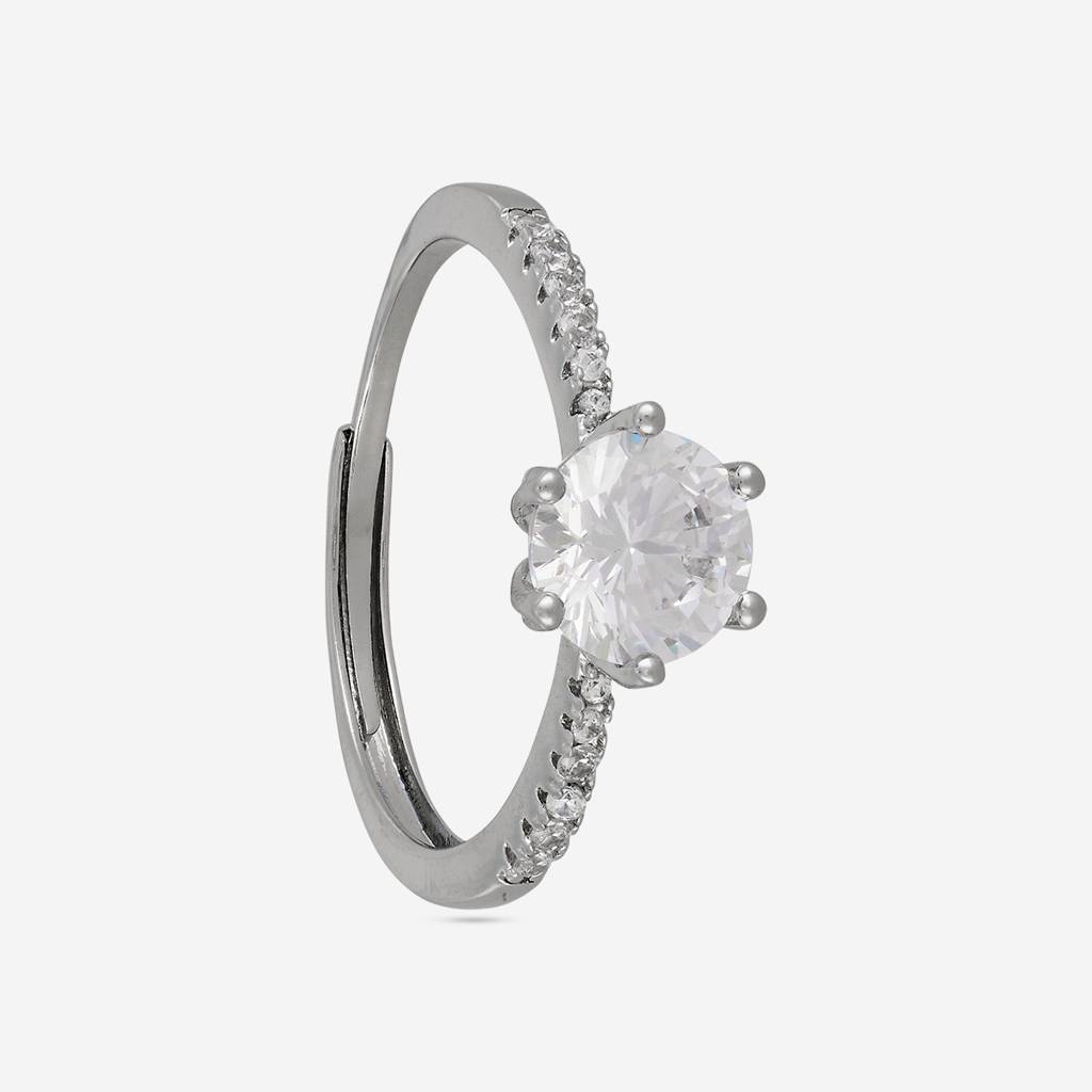 Gold Plated Casual Wear Trendy Zircon Finger Ring - 475398 : 475399