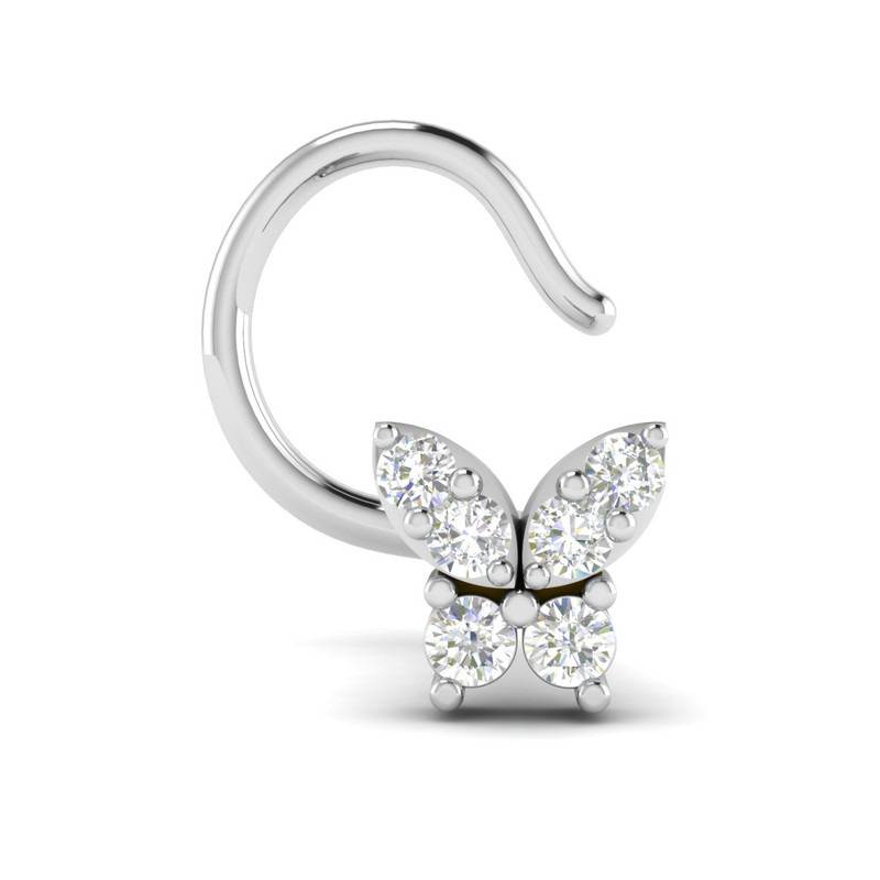Avsar 9K Bis Hallmarked | Nosepin For Women/Girls |  Avno046 : AVNO046WC