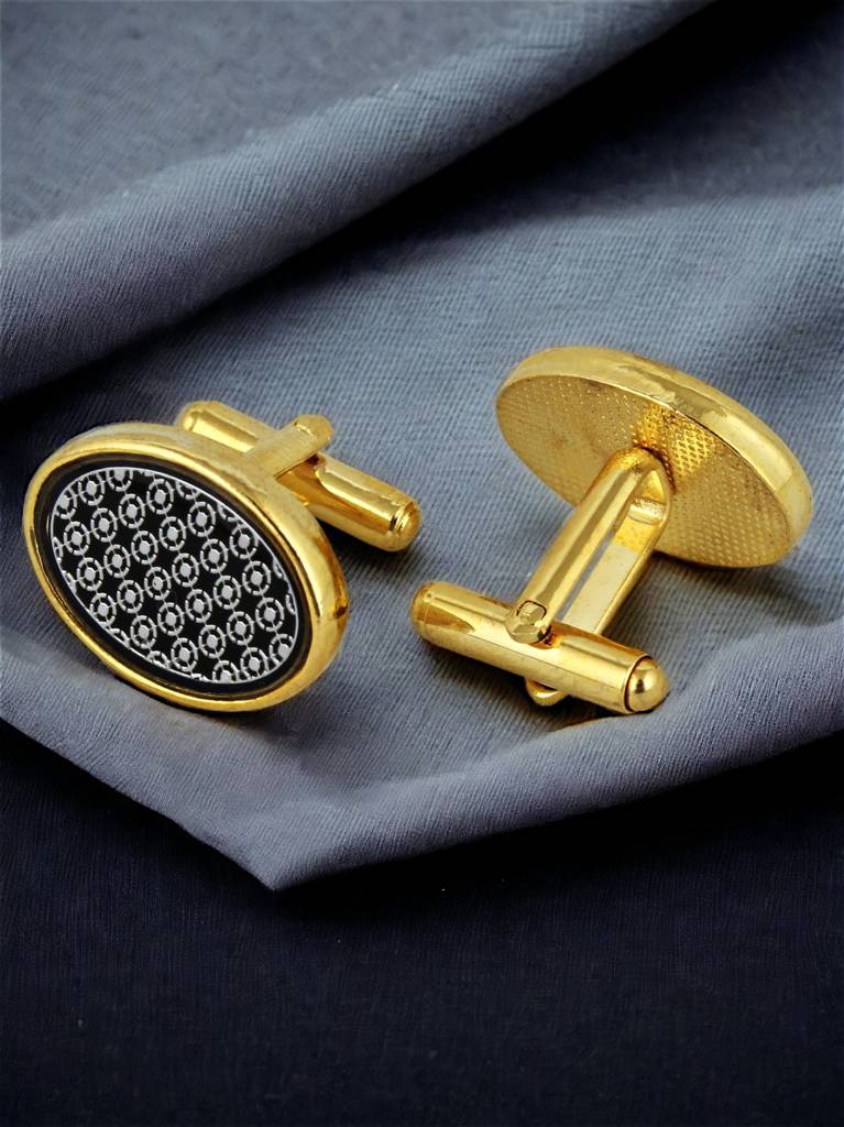 Men Jewellery Sleeve Button Cuff Shirt Button, Blazer Cufflinks Pair Set For Men* : 370-CHC54-1128