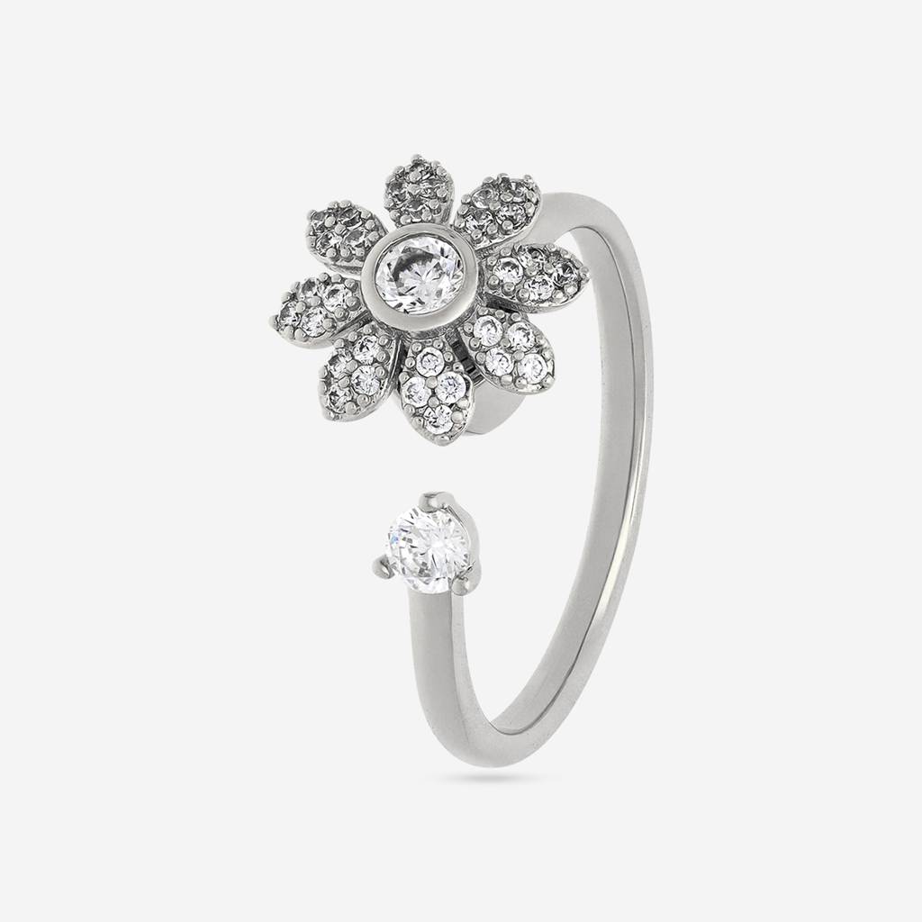 Plated Casual Wear Trendy Zircon Finger Ring - 464164 : 464165