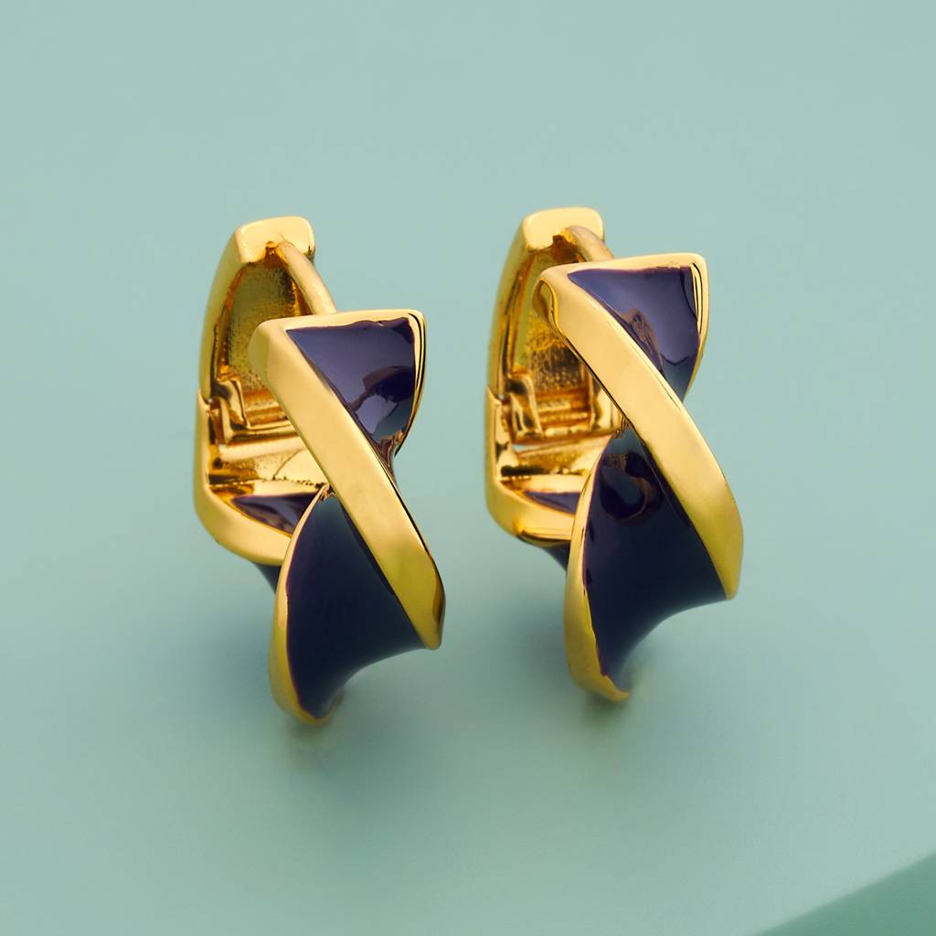 Gold - Plated Casual Wear Trendy Earring - 450576 : 450580