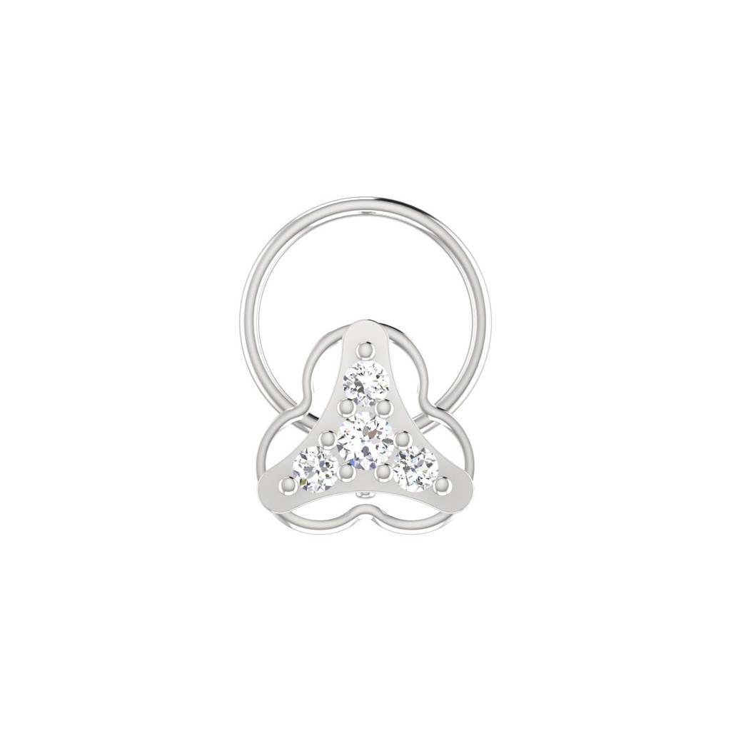 Avsar 9K Bis Hallmarked | Nosepin For Women/Girls |  Avno084 : AVNO084WC