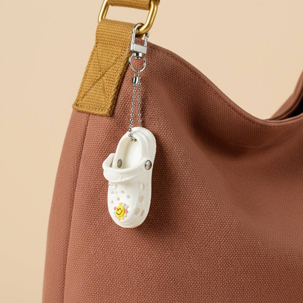 Mini Crocs Bag Charms : C-BG-0081-S-WH
