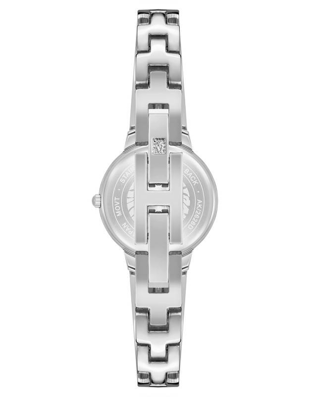 Women'S Genuine Diamond Dial Bangle .Watch : AK_2627BKSV