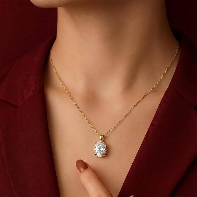 White Gold Plated Fancy Pendant Chain For Women Crystal Studded Casual & Daily Wear Jewellery Gift For Her : PX9P105GW